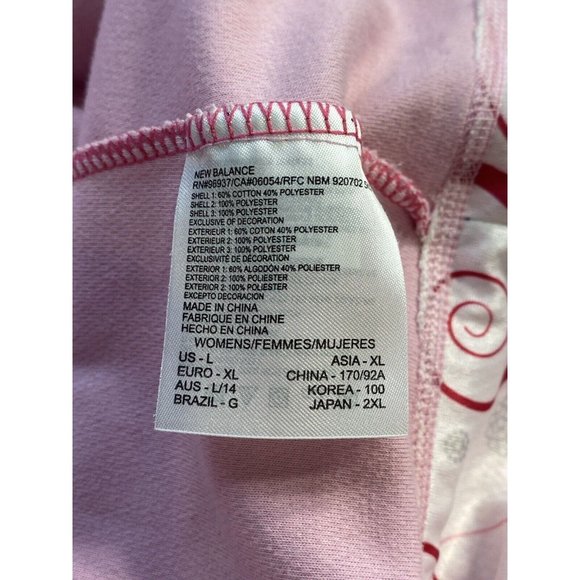 New Balance Susan G Komen Womens Jacket Size L Pinks Lightweight - Picture 8 of 16